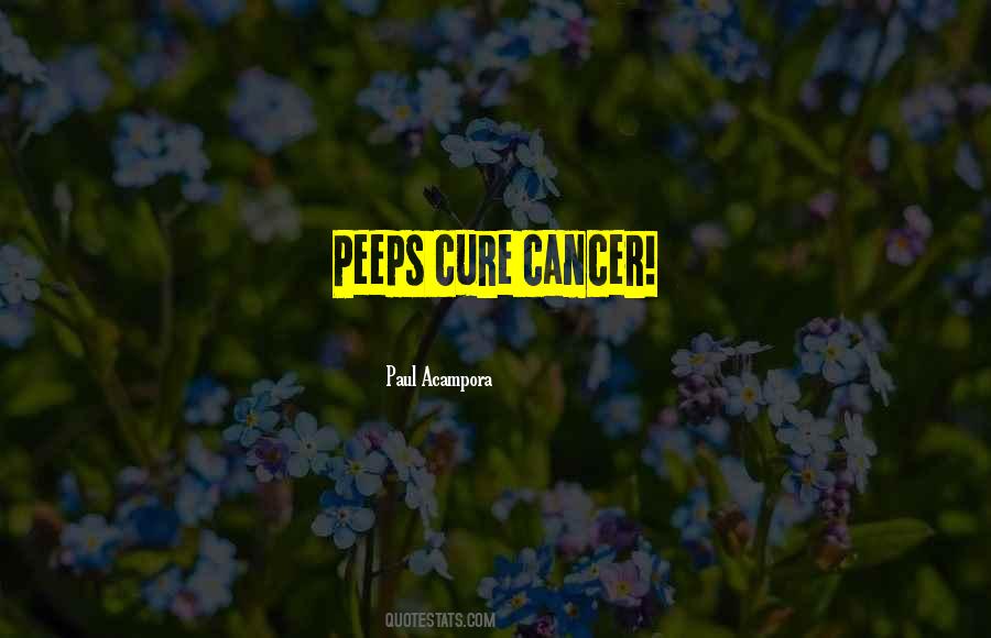 Cancer Cure Sayings #320937