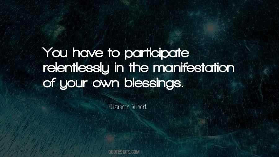 Quotes About Participate #1167154