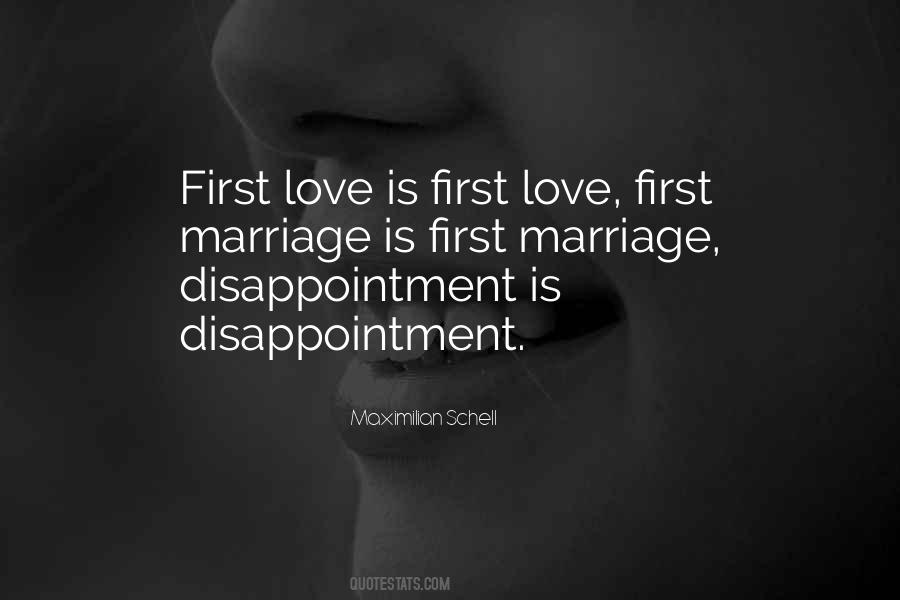 Love Disappointment Sayings #1101028