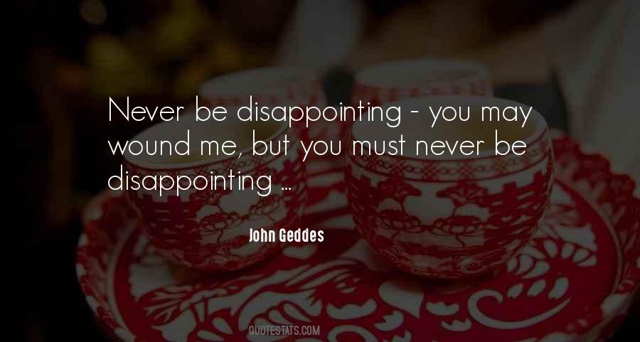 Love Disappointment Sayings #531348