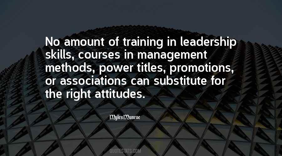 Quotes About Management Training #1463698