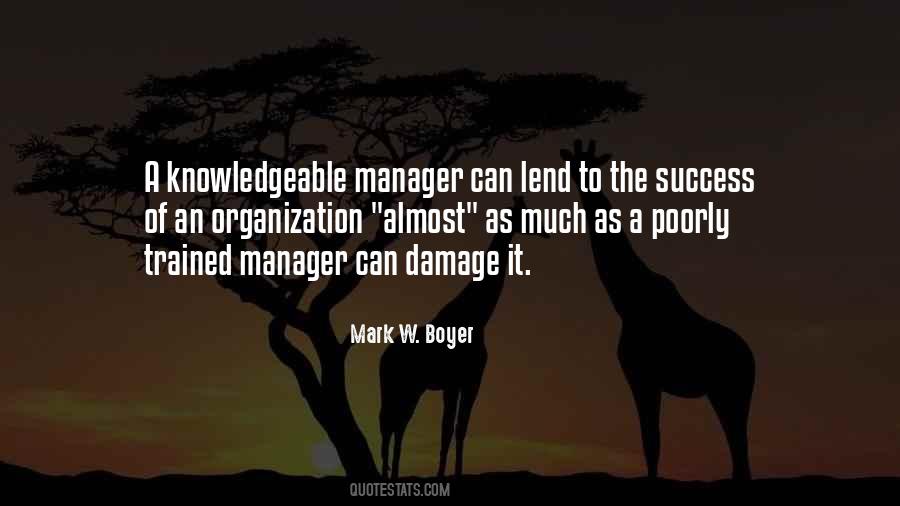 Quotes About Management Training #5518