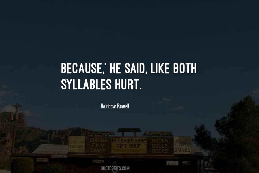 Quotes About Syllables #418390