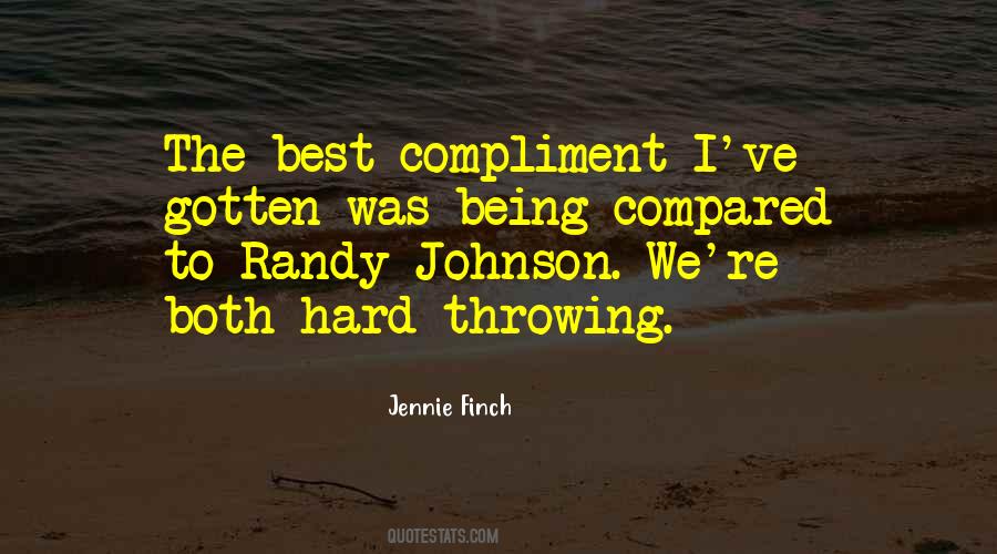 Quotes About Being Compared #1713901