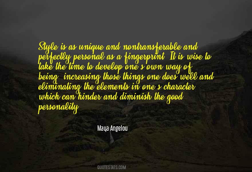 Quotes About Unique Personality #603221