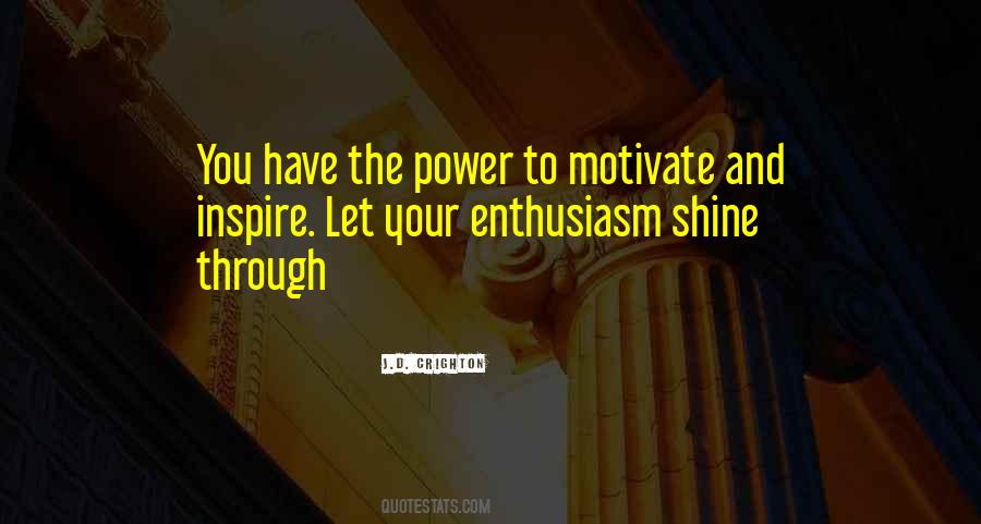 Enthusiasm Quotes And Sayings #1104969