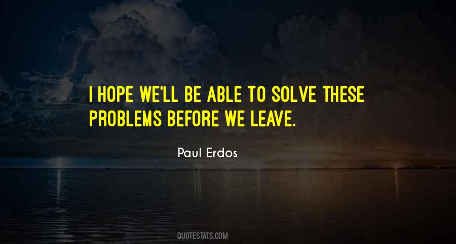 Paul Erdos Sayings #928740