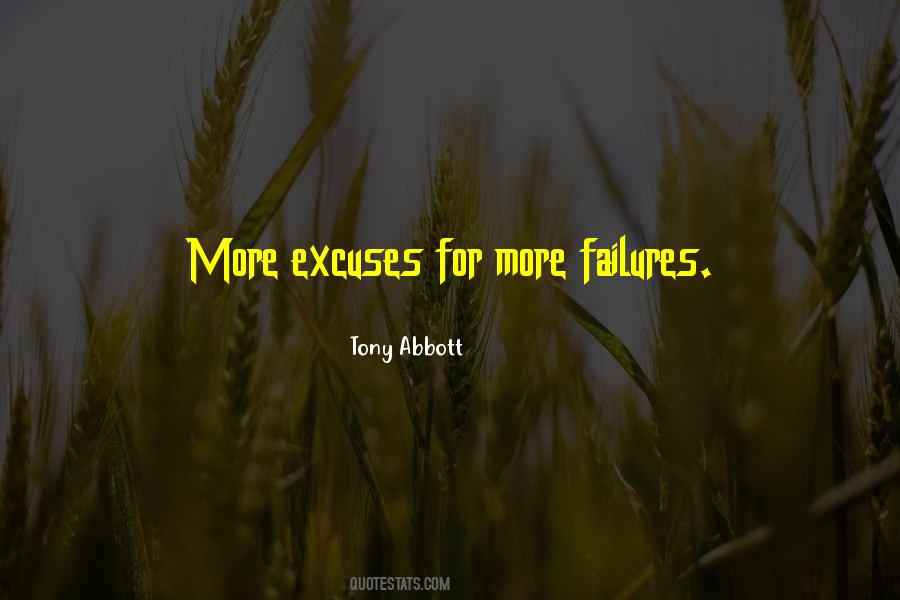 More Excuses Sayings #382210 More Excuses Sayings #382210