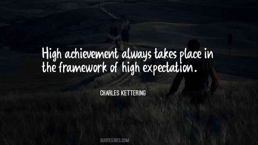 High Expectation Sayings #1123225