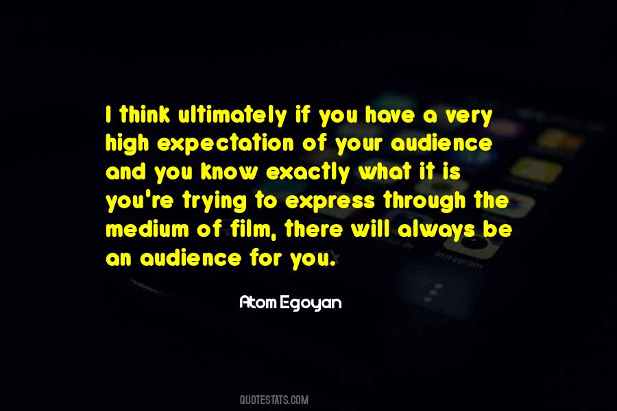 High Expectation Sayings #274530