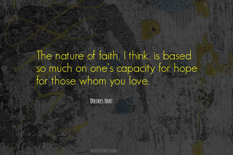Hope Faith Sayings #45904