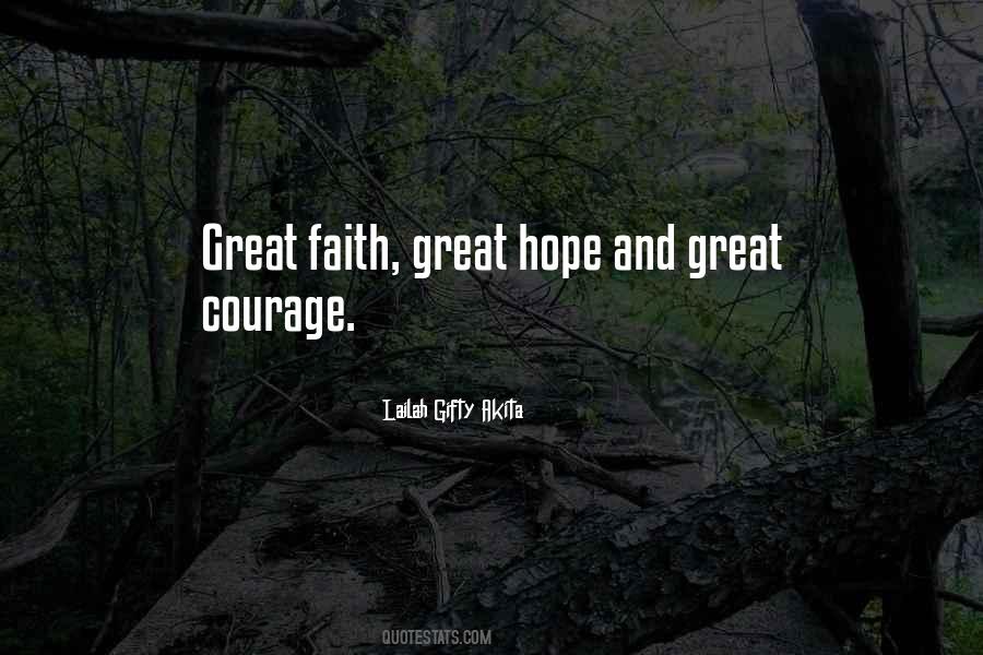 Hope Faith Sayings #64629