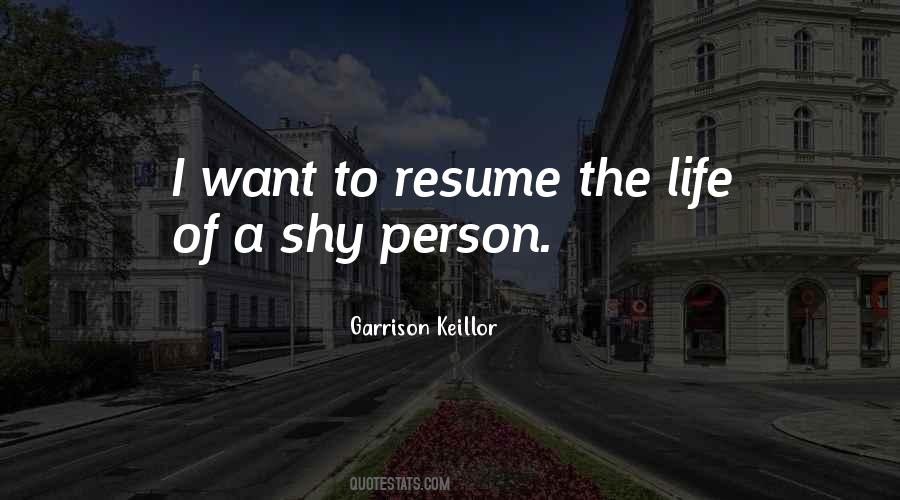 Quotes About Shy Person #1111513