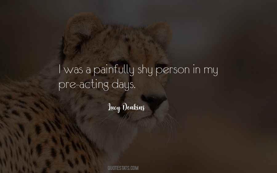 Quotes About Shy Person #1430649