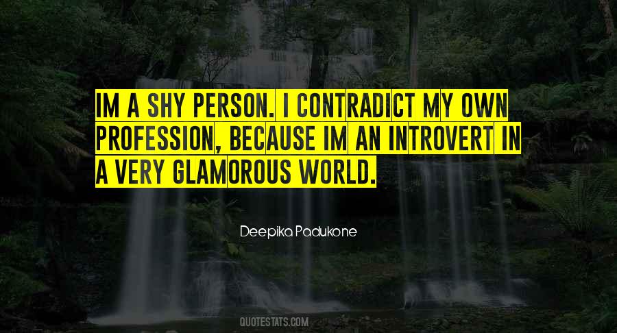 Quotes About Shy Person #1522064