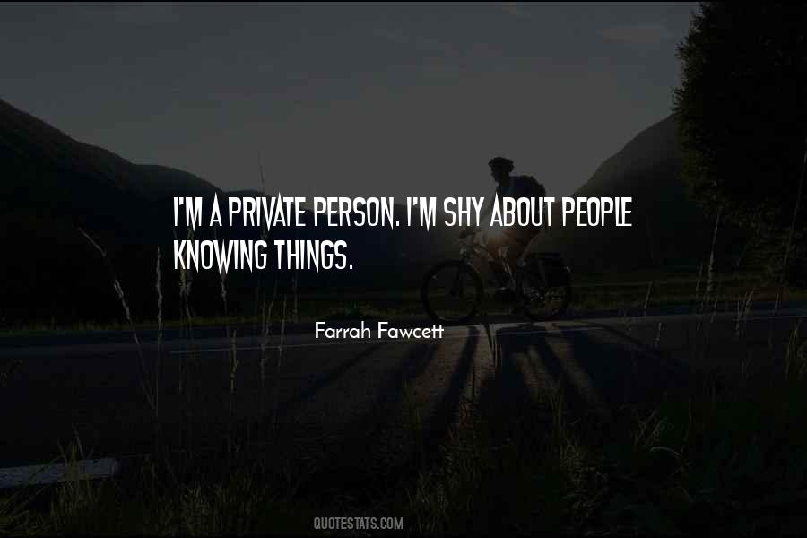 Quotes About Shy Person #1619073