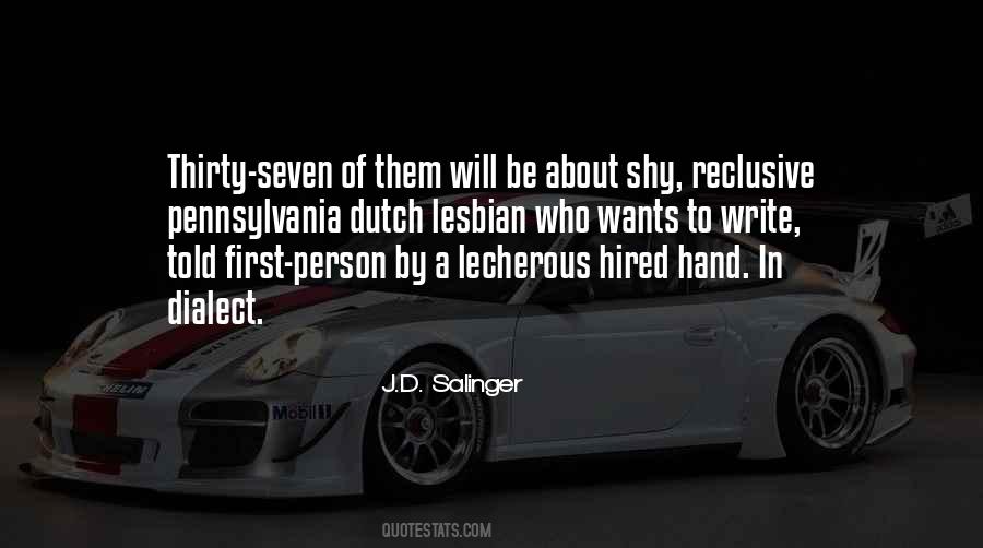 Quotes About Shy Person #188979