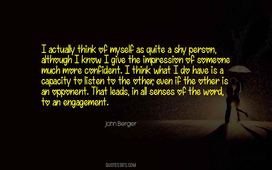 Quotes About Shy Person #193216