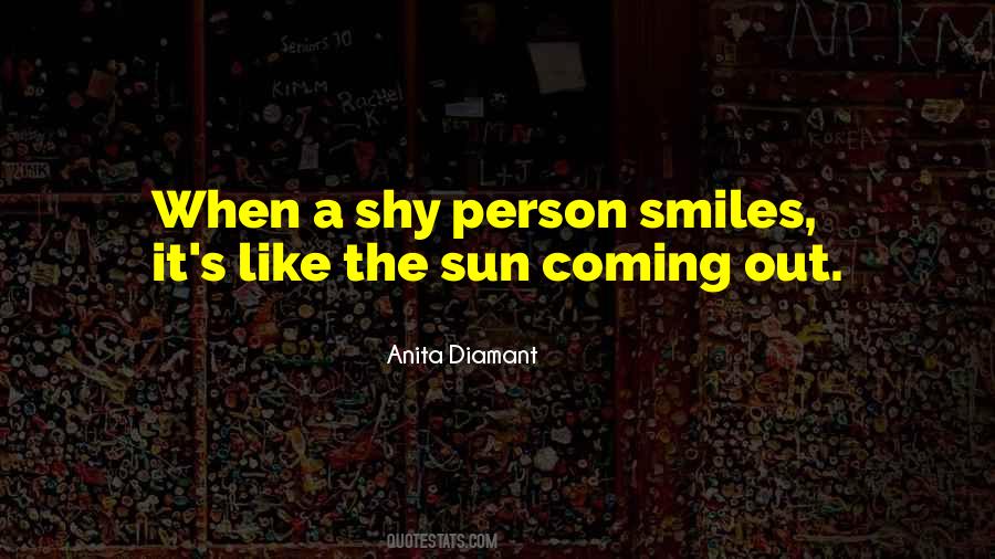 Quotes About Shy Person #240932