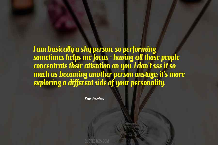 Quotes About Shy Person #61208