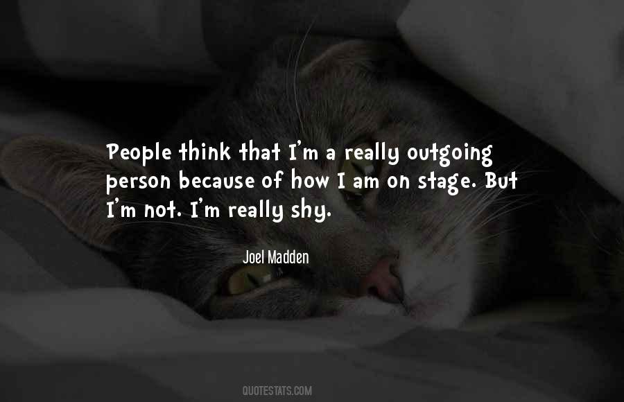 Quotes About Shy Person #746403