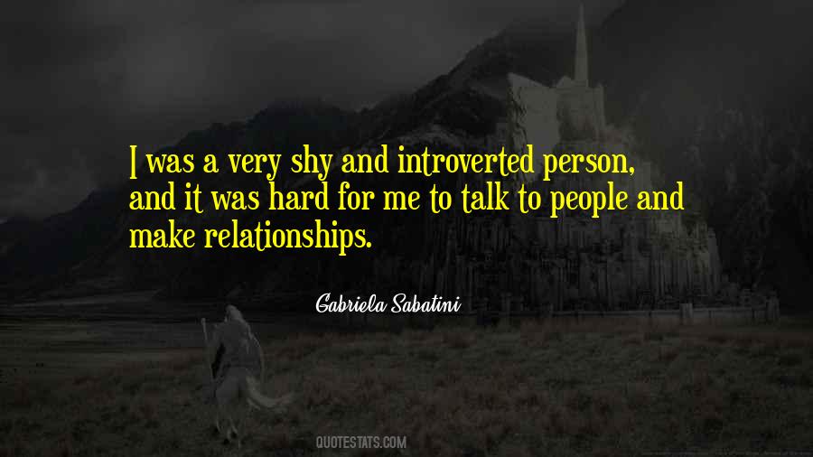 Quotes About Shy Person #913934