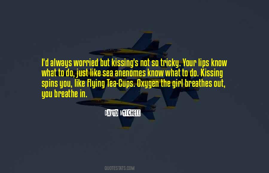 Flying Kiss Sayings #1270227