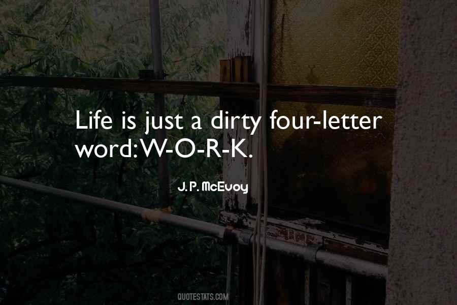 Four Letter Word Sayings #1863586