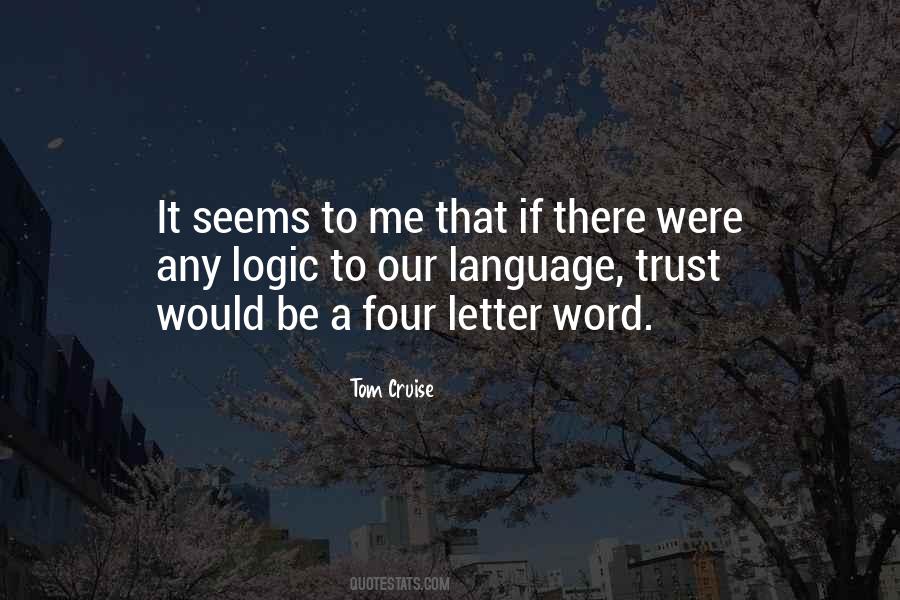 Four Letter Word Sayings #559178