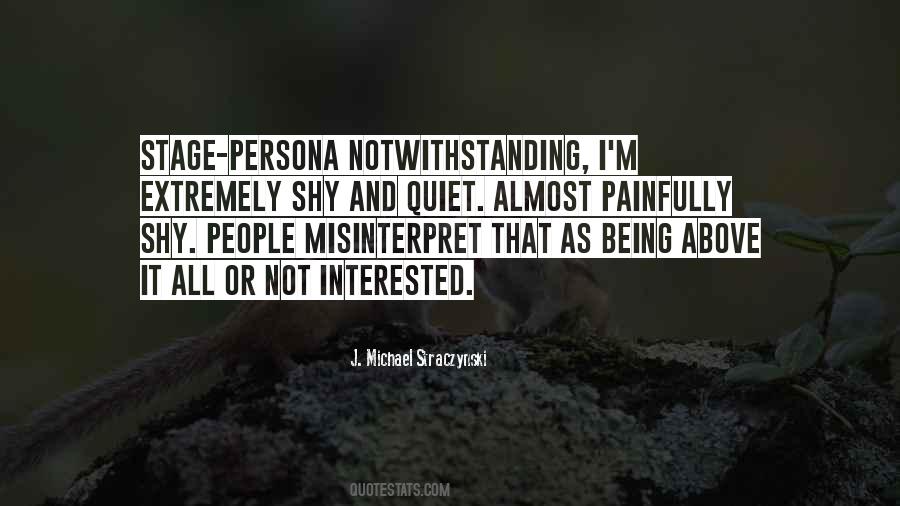 Quotes About Shy People #1171576