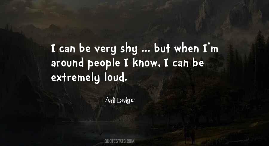 Quotes About Shy People #167328