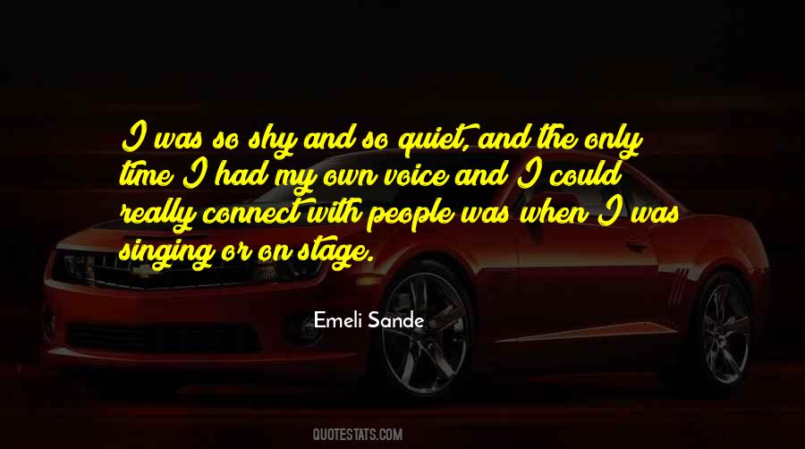 Quotes About Shy People #18217