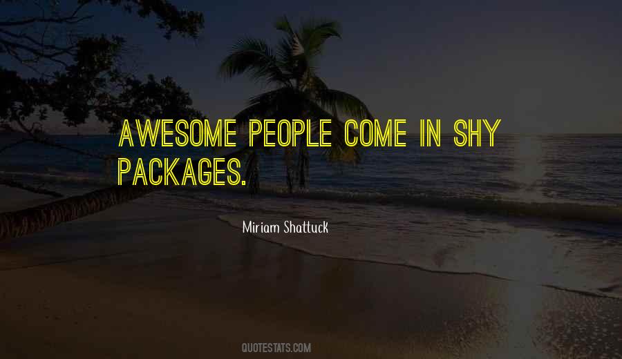 Quotes About Shy People #426571