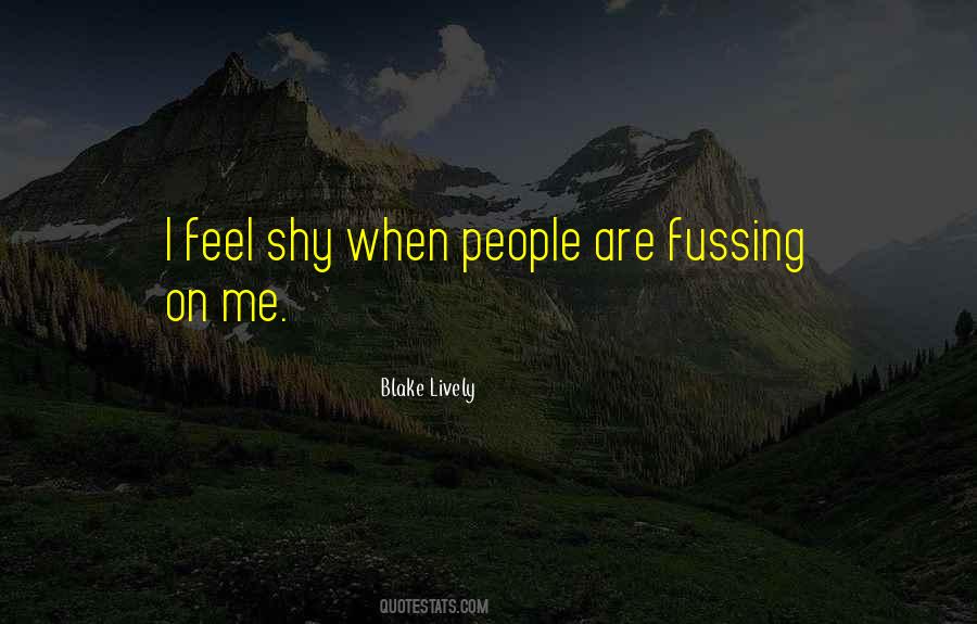 Quotes About Shy People #679579