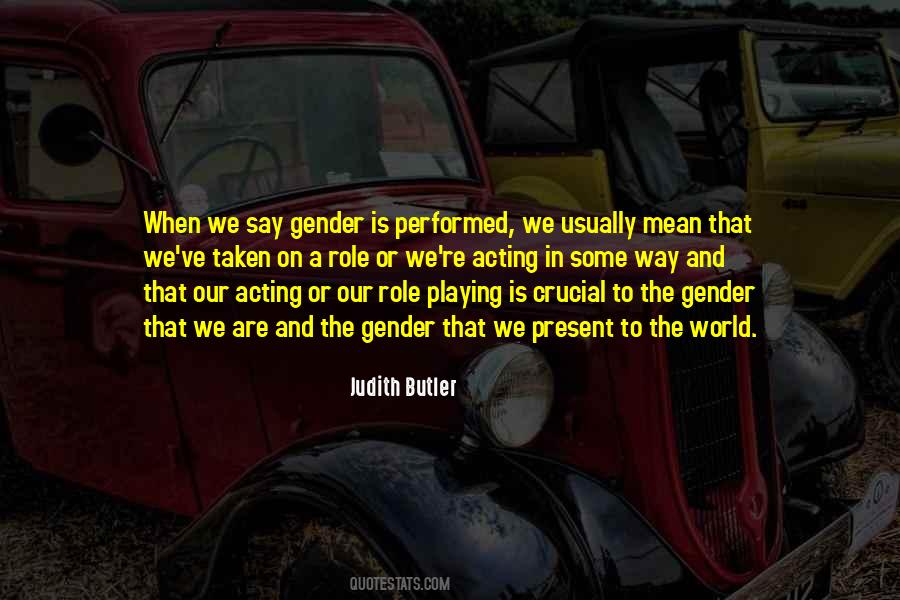 Gender Role Sayings #768171