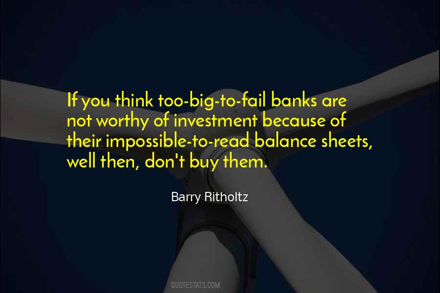 Quotes About Balance Sheets #1301149