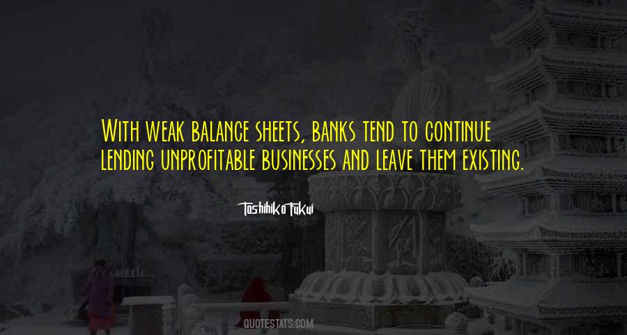 Quotes About Balance Sheets #14465