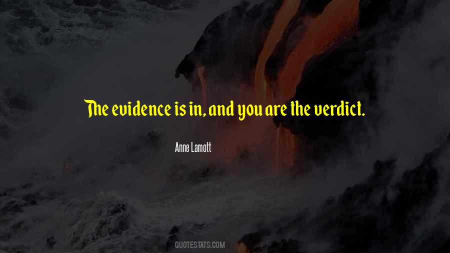 Quotes About Evidence #1730032