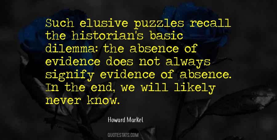 Quotes About Evidence #1747670