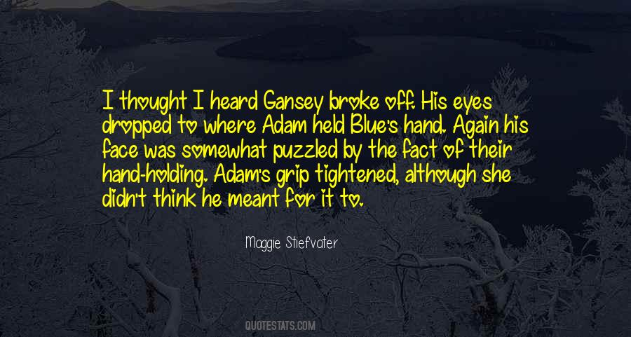 Holding Hand Sayings #456724
