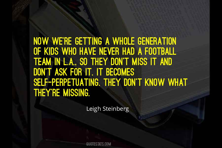 Quotes About Football Team #720542
