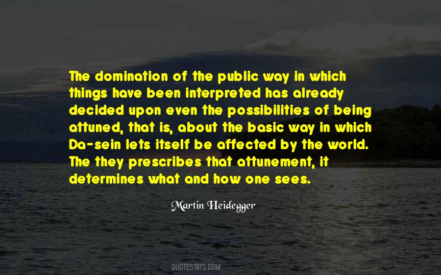 Martin Heidegger Sayings #879536