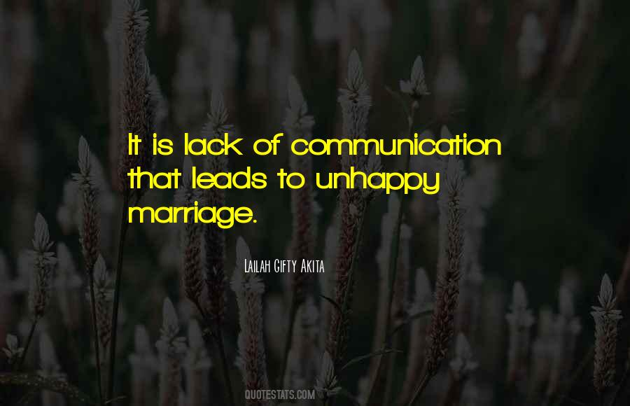 Quotes About Lack Of Communication #662131