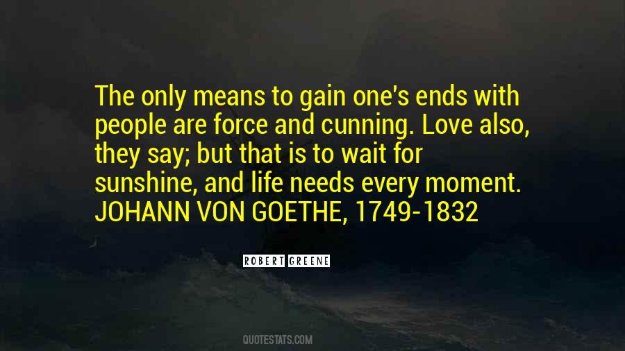 Johann Von Goethe Sayings #964943