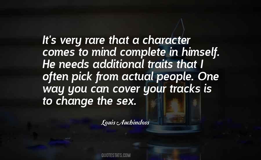 Quotes About Character Traits #181894