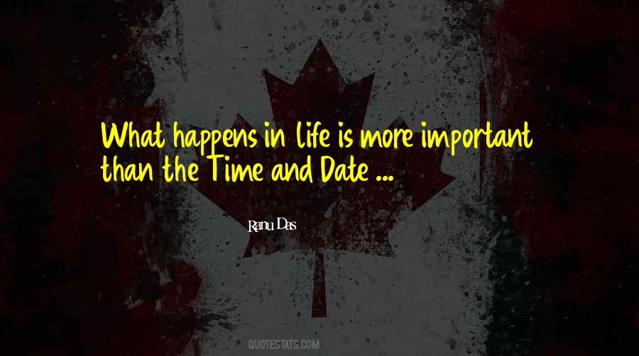 Life Is Important Sayings #11279