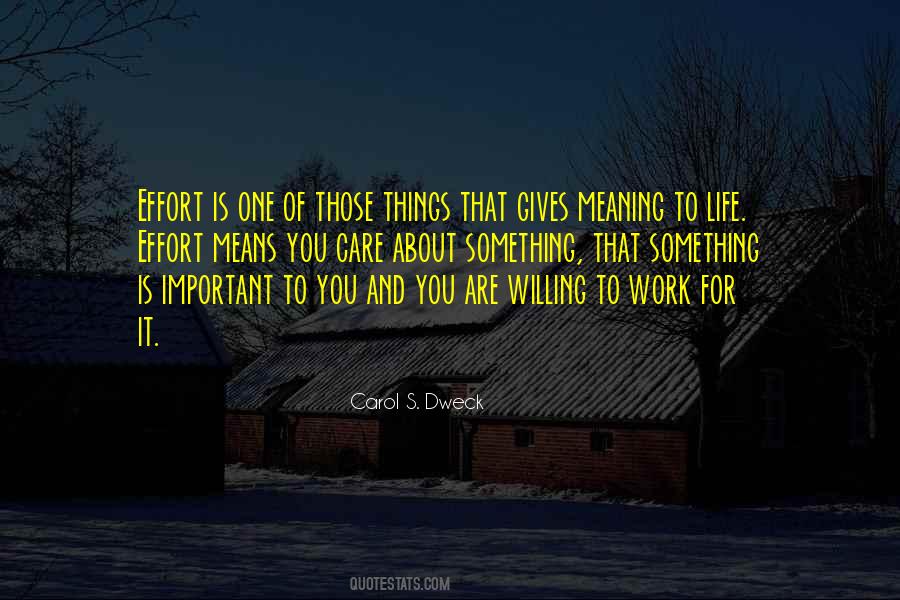 Life Is Important Sayings #45691