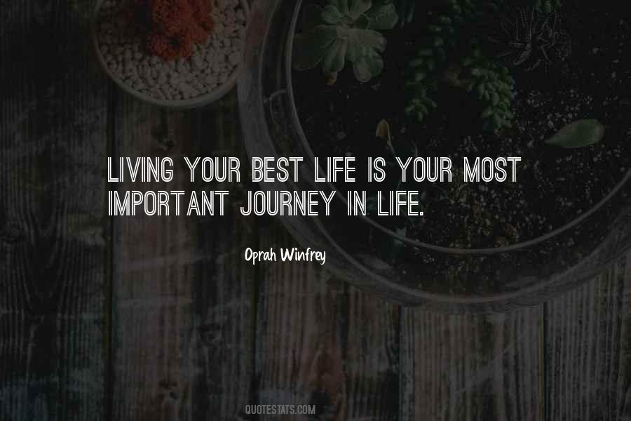 Life Is Important Sayings #87204