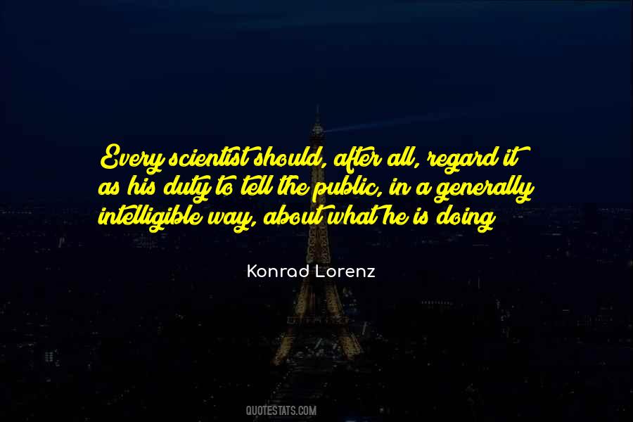 Konrad Lorenz Sayings #723489