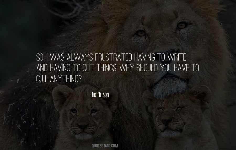 More Frustrated Than Sayings #109884
